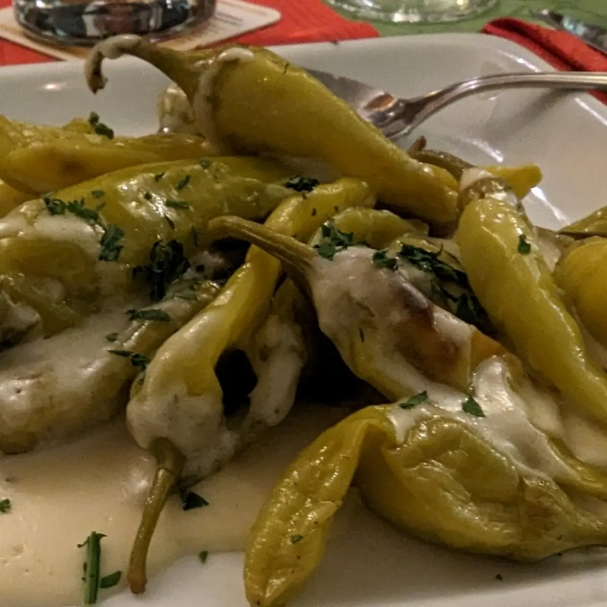 Gegrillte Peperoni
