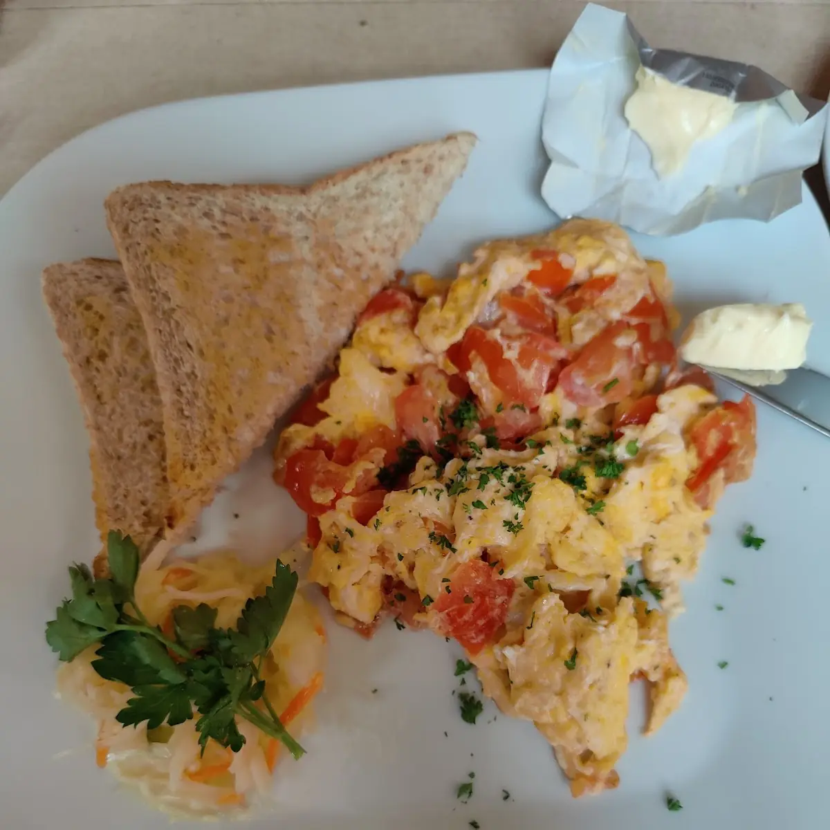 Omelette Mit Tomaten, Double b