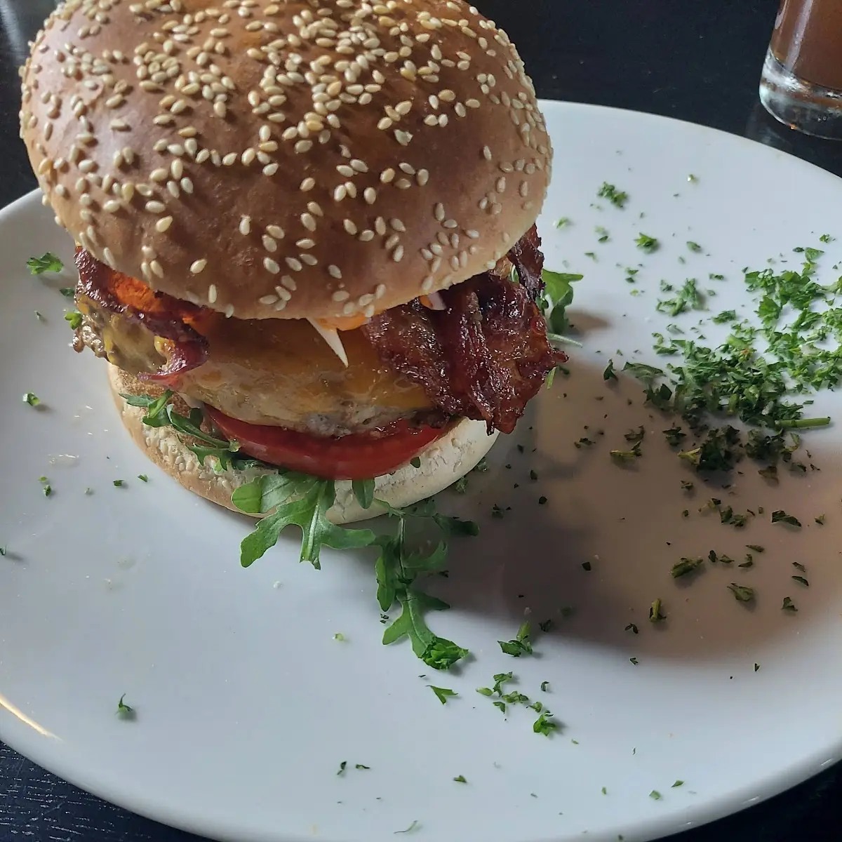 Hamburger Mit Bacon, FARMER STEAKHOUSE