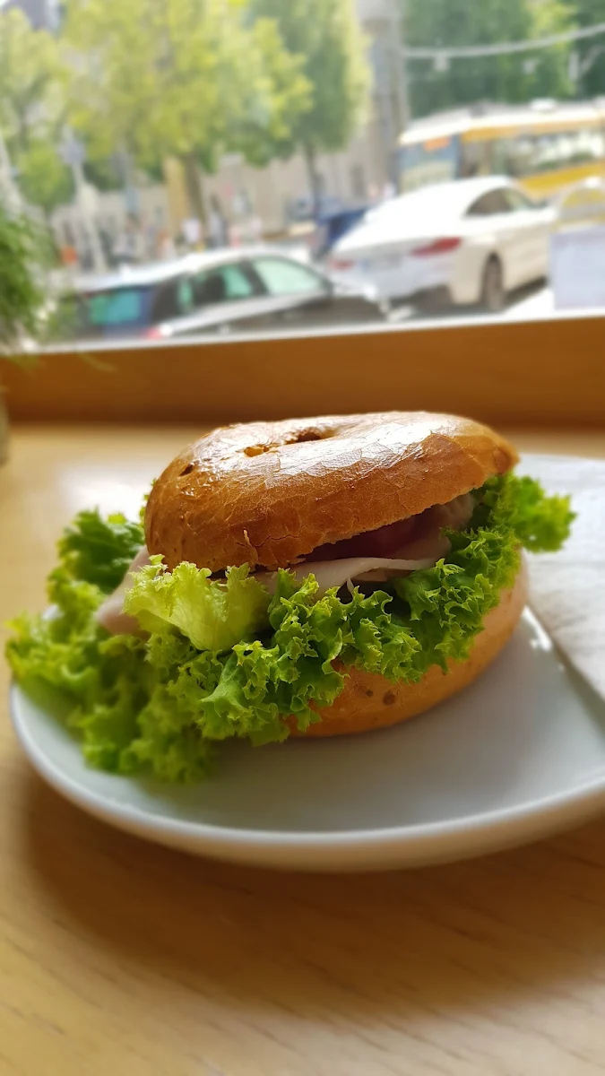 Bagel Mit Putenbrust