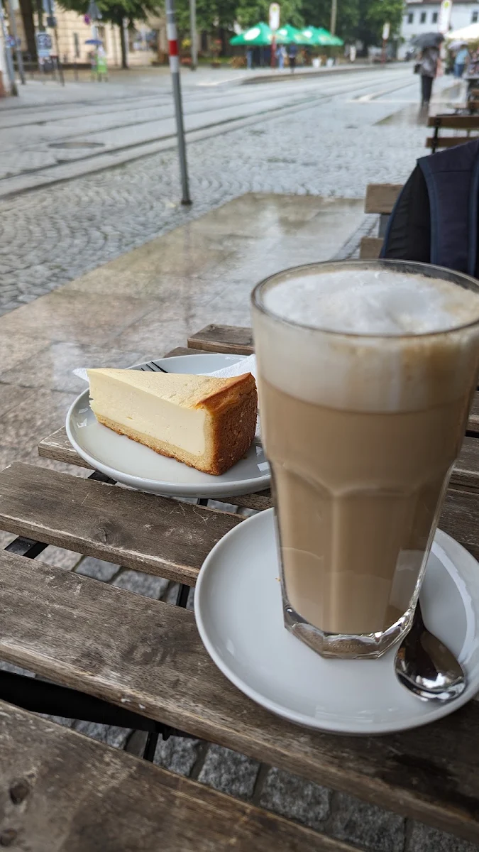 Milchkaffee Käsekuchen