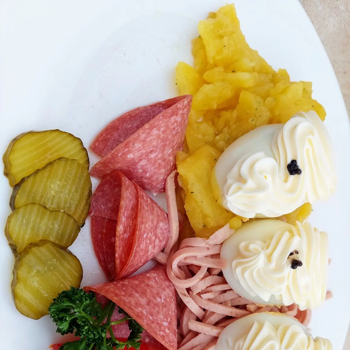 Russische Eier Light Der Fleischsalat Fehlt