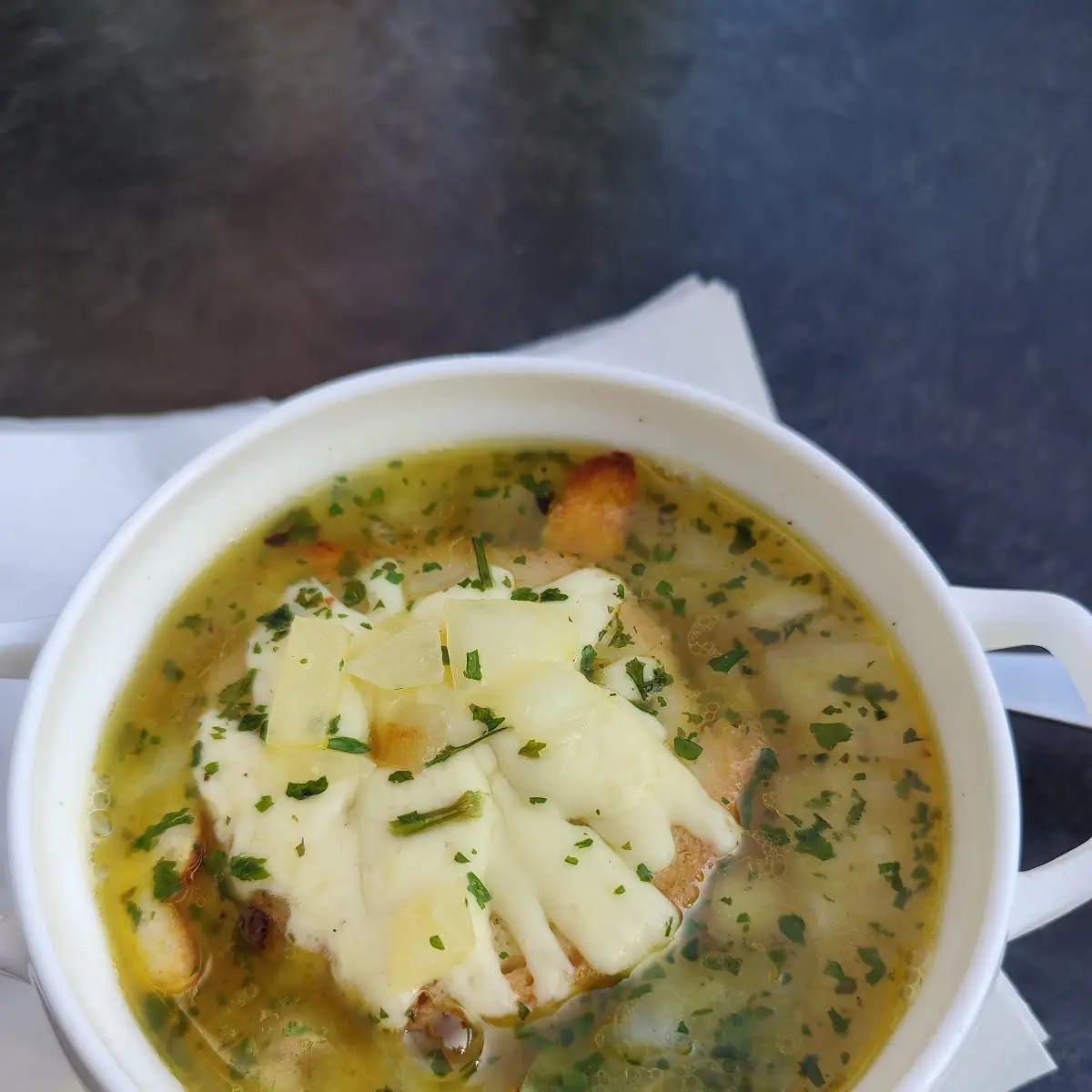Zwiebelsuppe