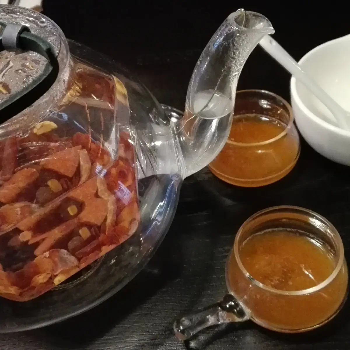 Bernsteintee, Restaurant Teigtasche