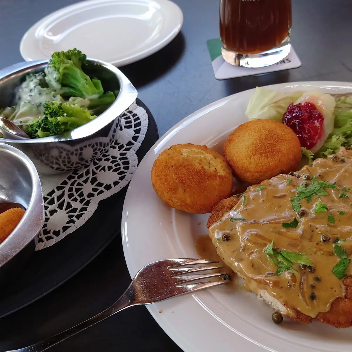 Pfefferrahmschnitzel