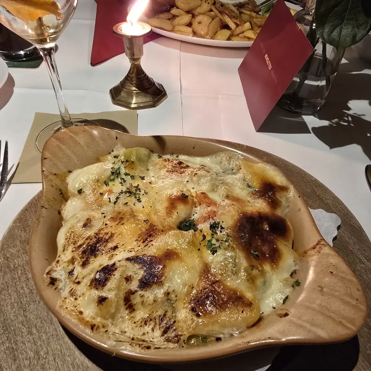 Gemüse Mit Käse Überbacken, Restaurant Schleusengarten