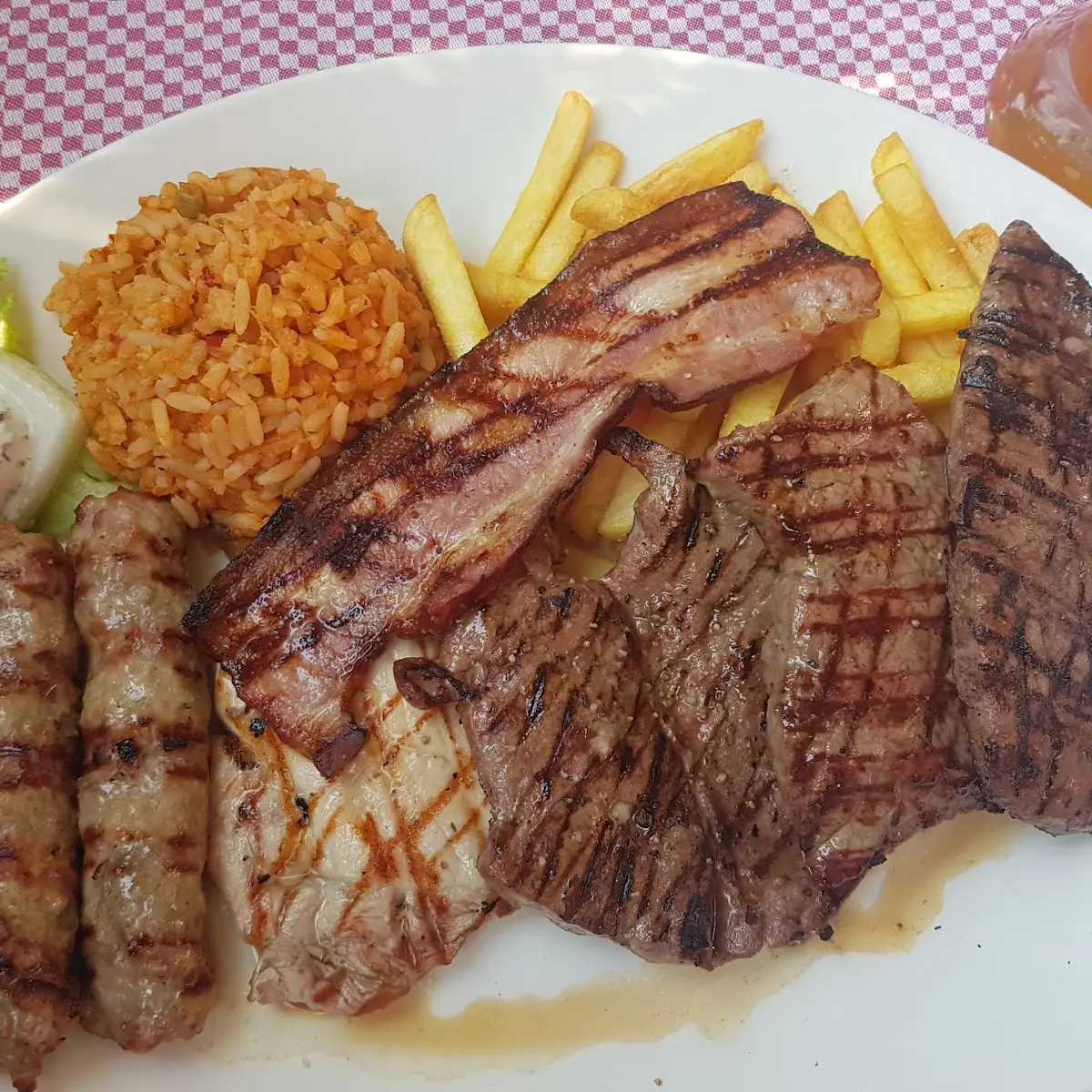 Grillteller, Restaurant Schleusengarten