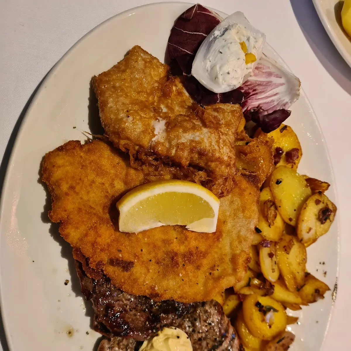 Zagreb Teller, Restaurant Schleusengarten