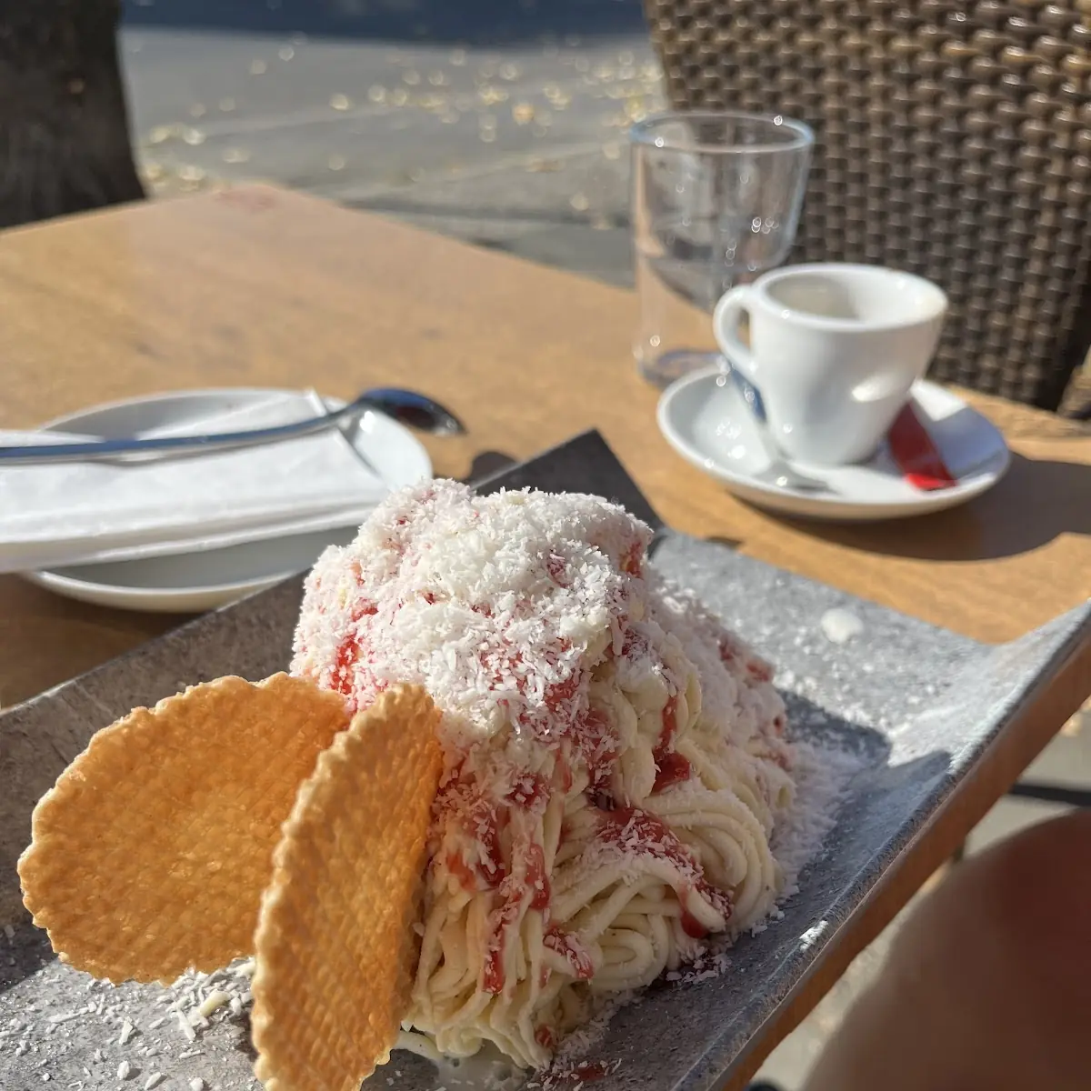 Spaghetti-eis