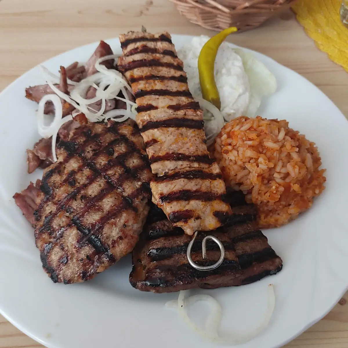 Grillteller, Restaurant Athen