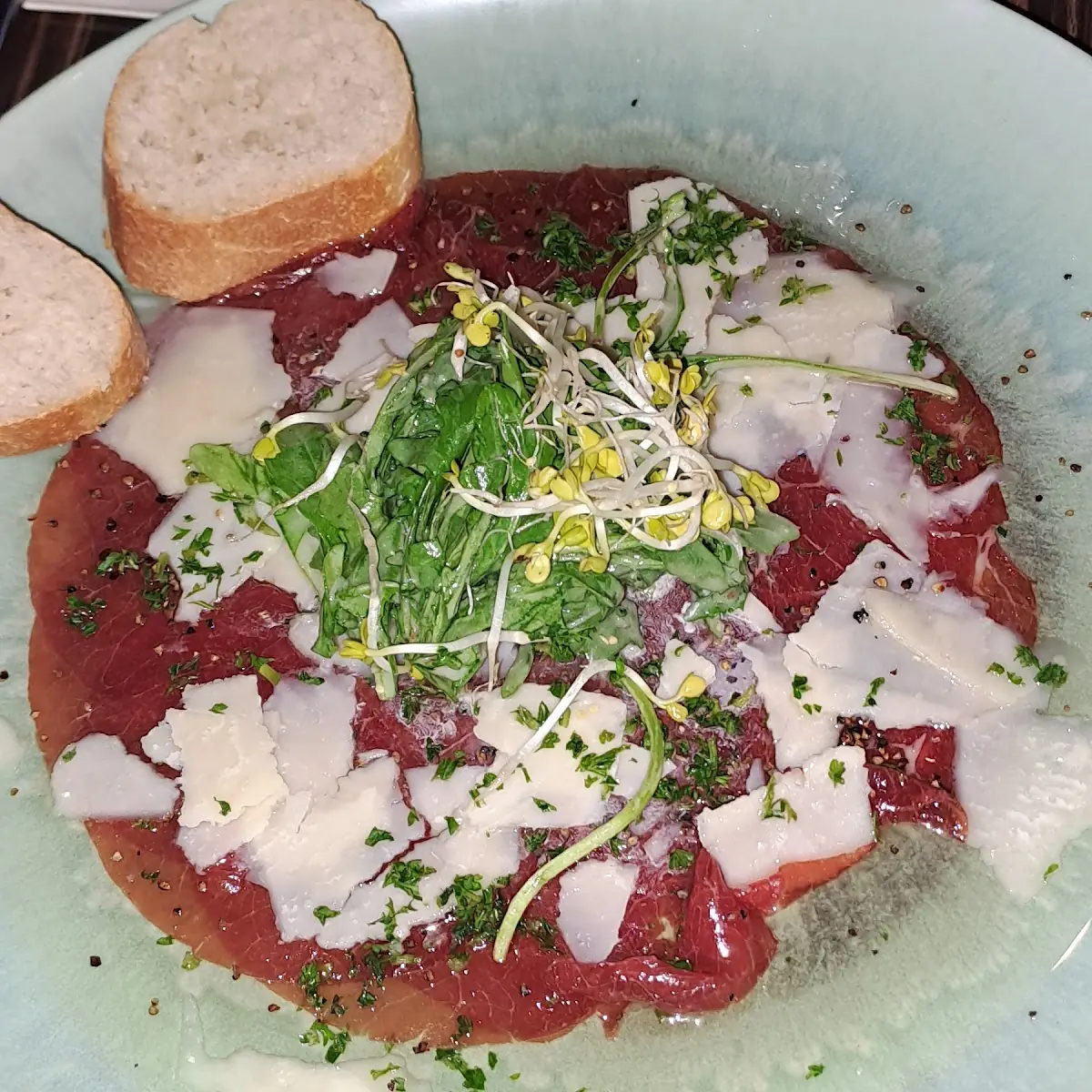 Carpaccio, Weinschänke Henninger