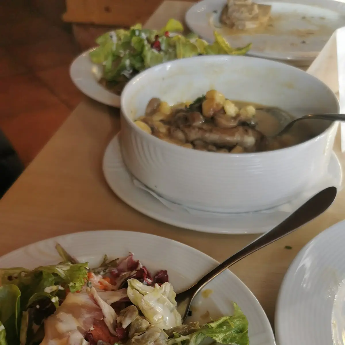Salatteller, Gasthof Fillweber