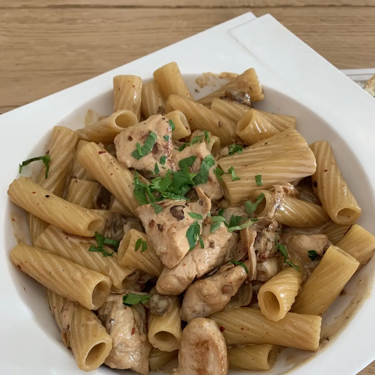Rigatoni, Pizzeria Pulcinella