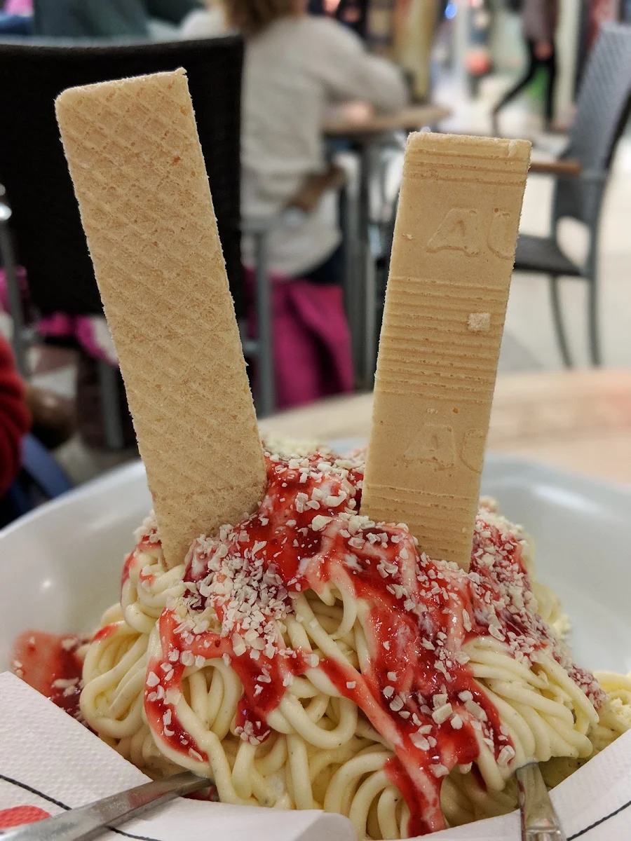 Spaghetti Eis, Eiscafé Venezia Schwarzwald City