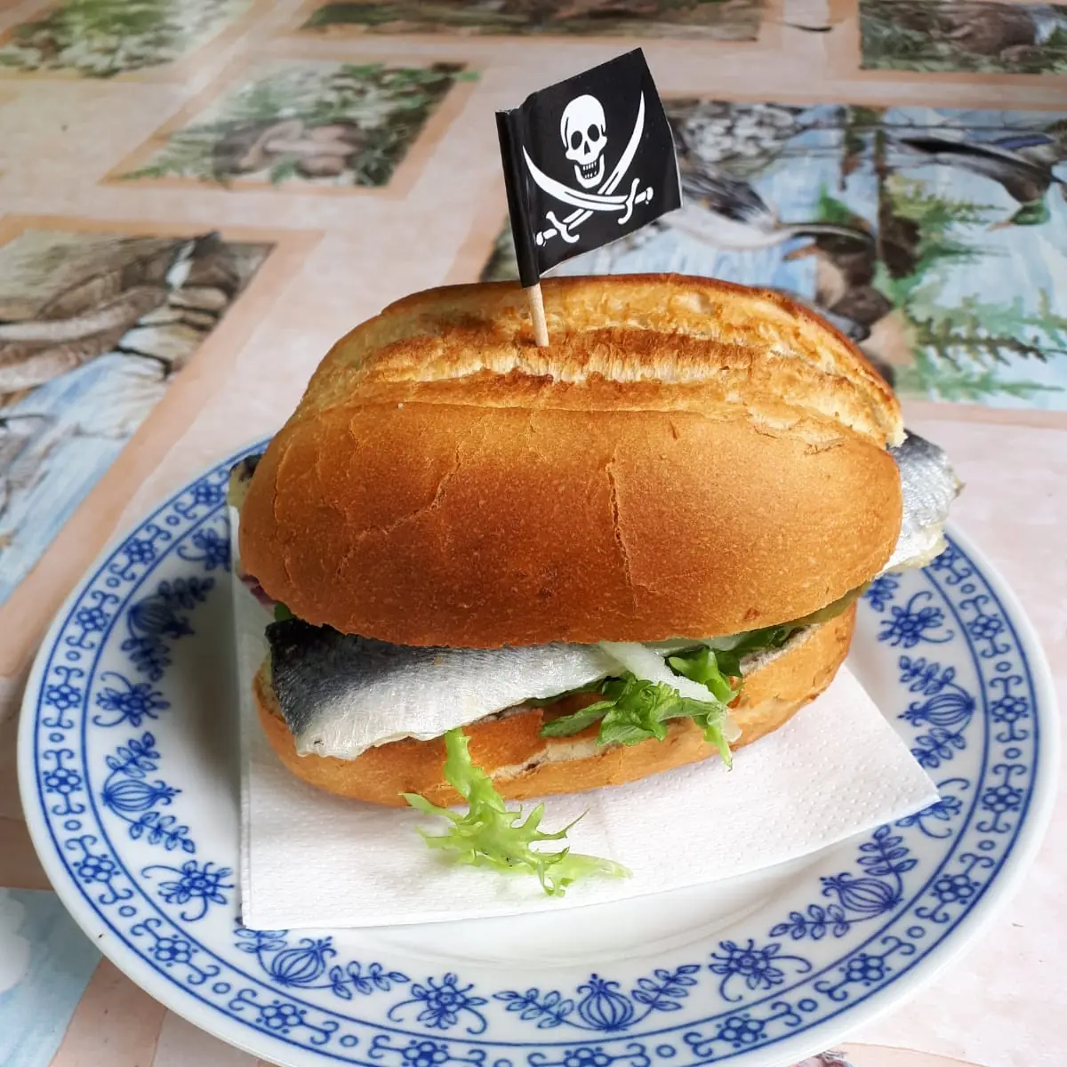 Fischbrötchen, Bockmühle Pension & Gasthaus