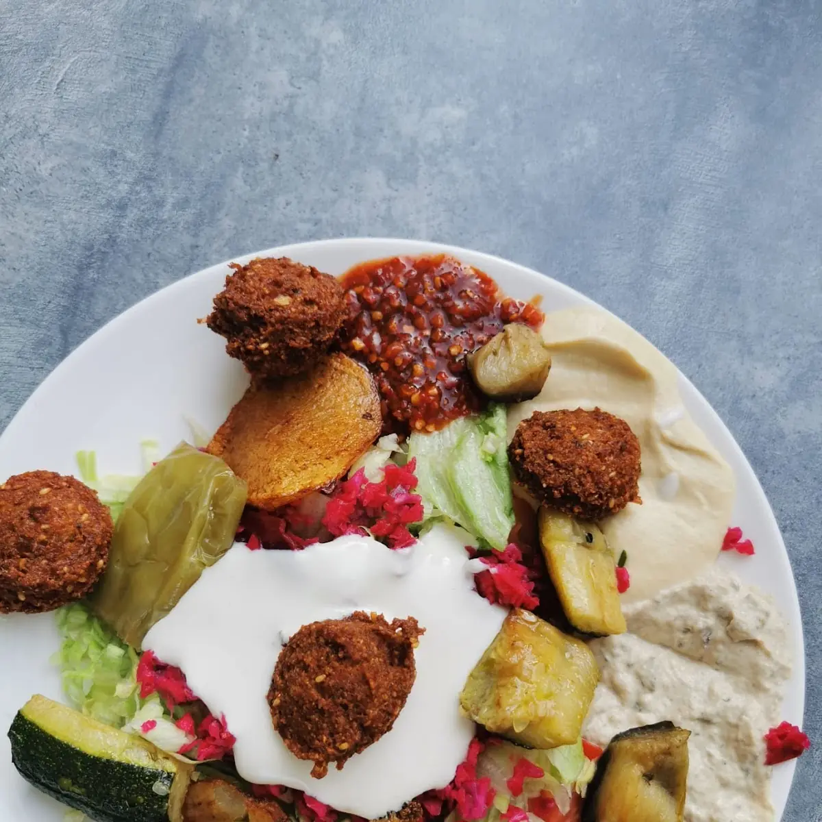 Falafel-teller