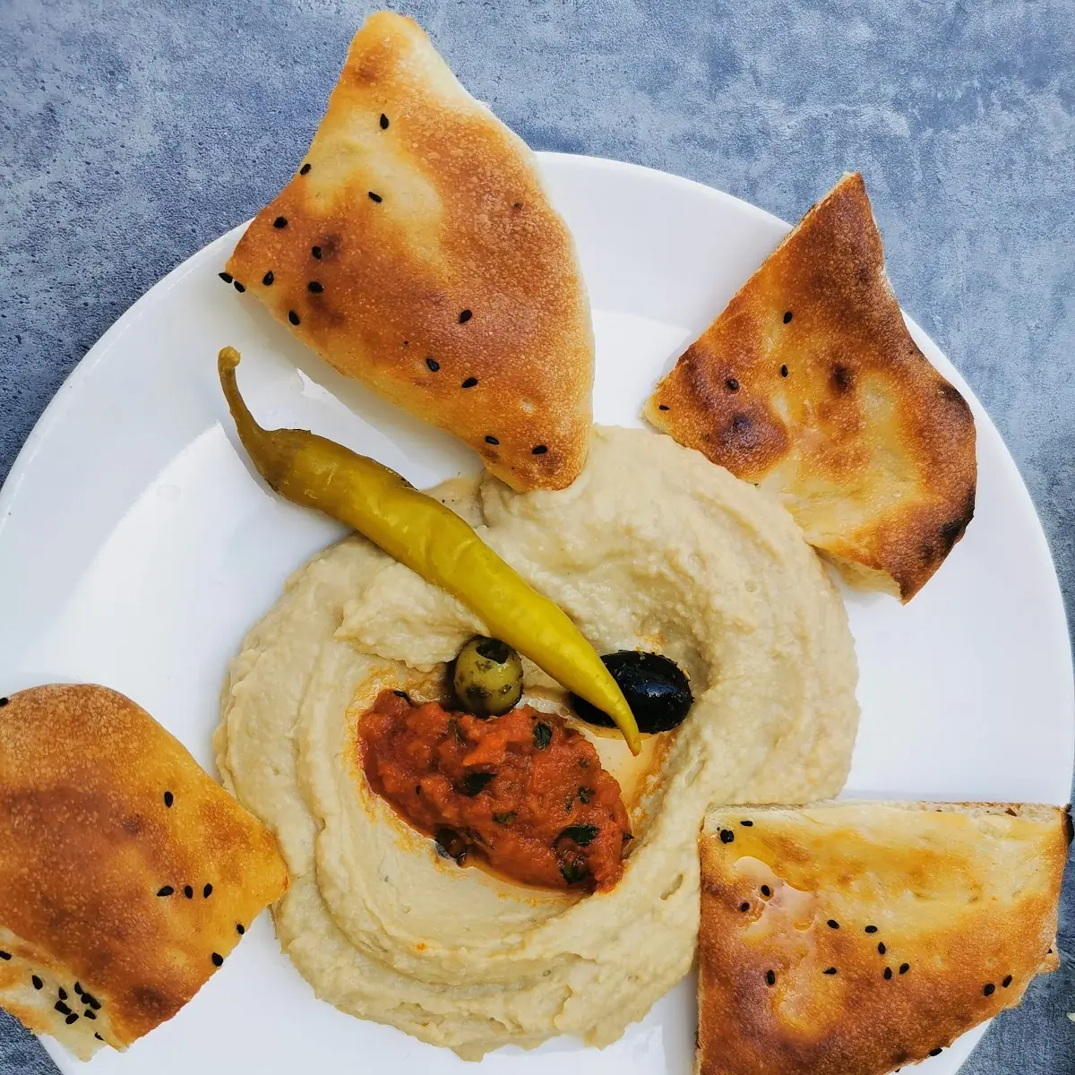 Hummus-teller