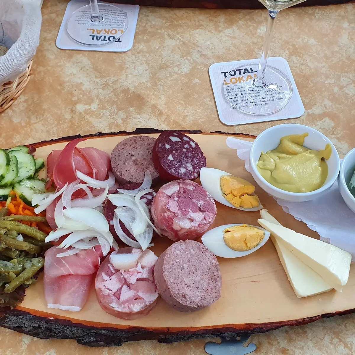 Vesperplatte, Gasthaus zum Rauhen Mann