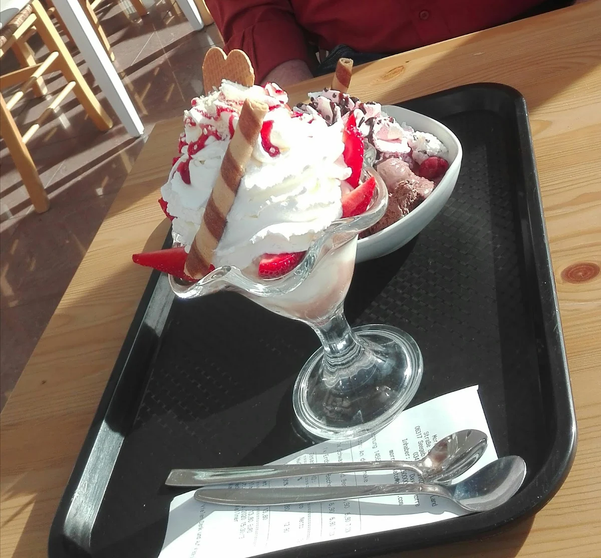 Erdbeerbecher Mit Softeis
