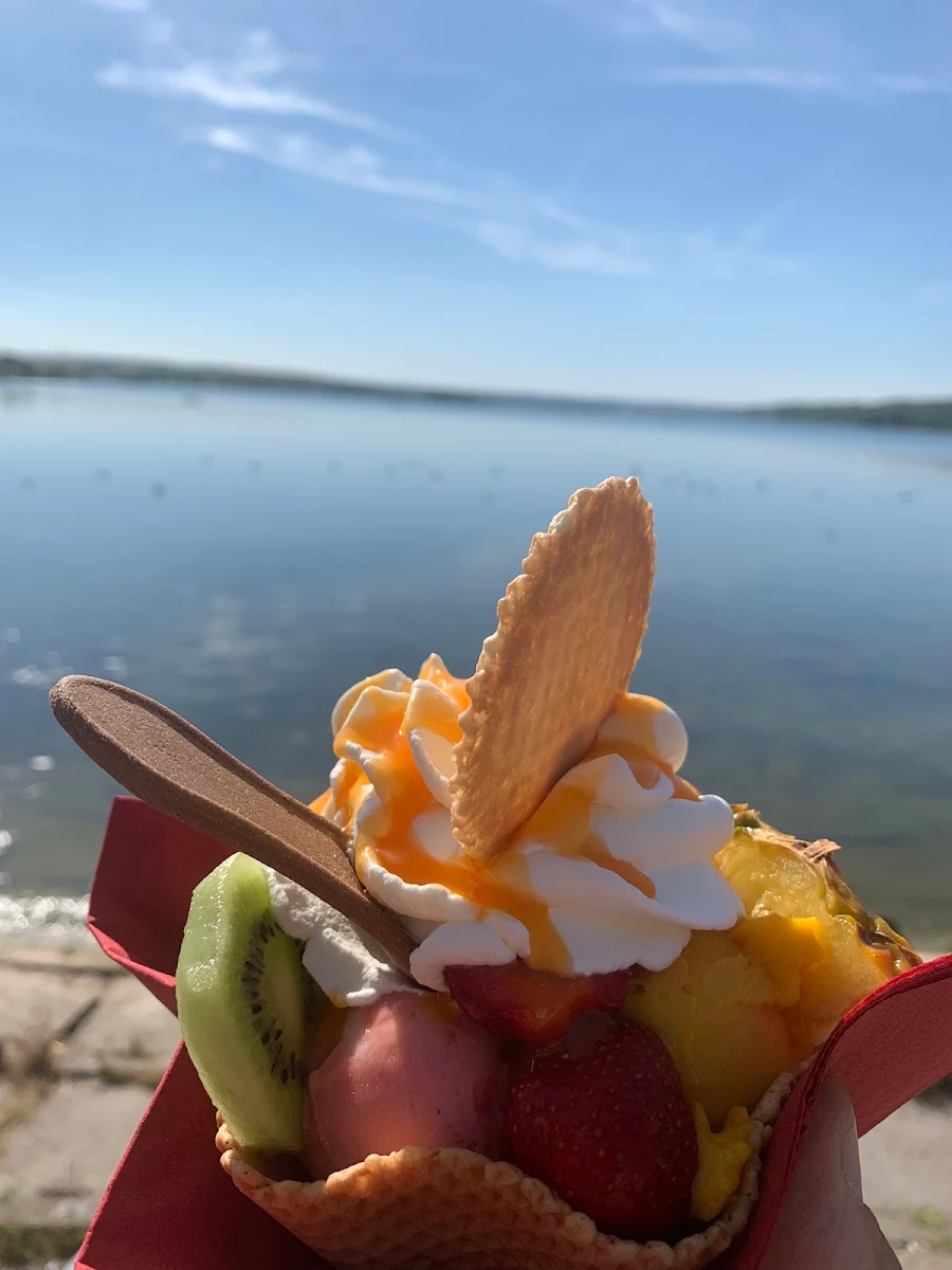 Früchte Mit Eis Und