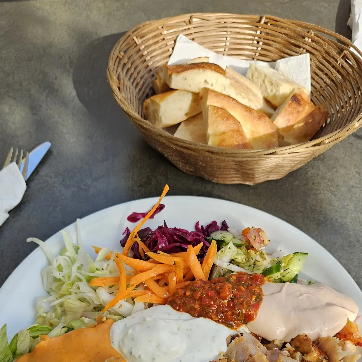 Dönerteller Hähnchen Mit Pommes, Malatya Grill
