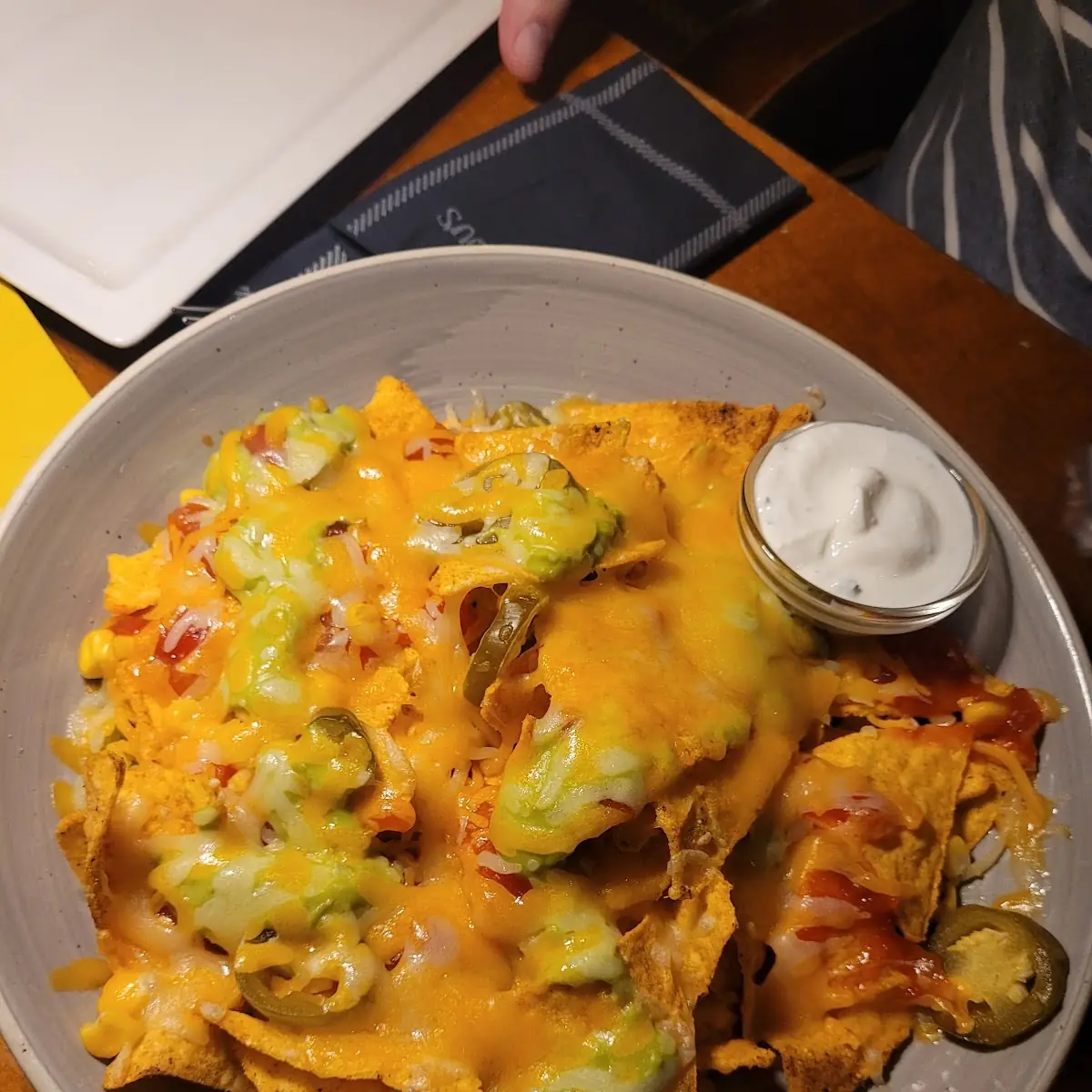 Nachos Überbacken