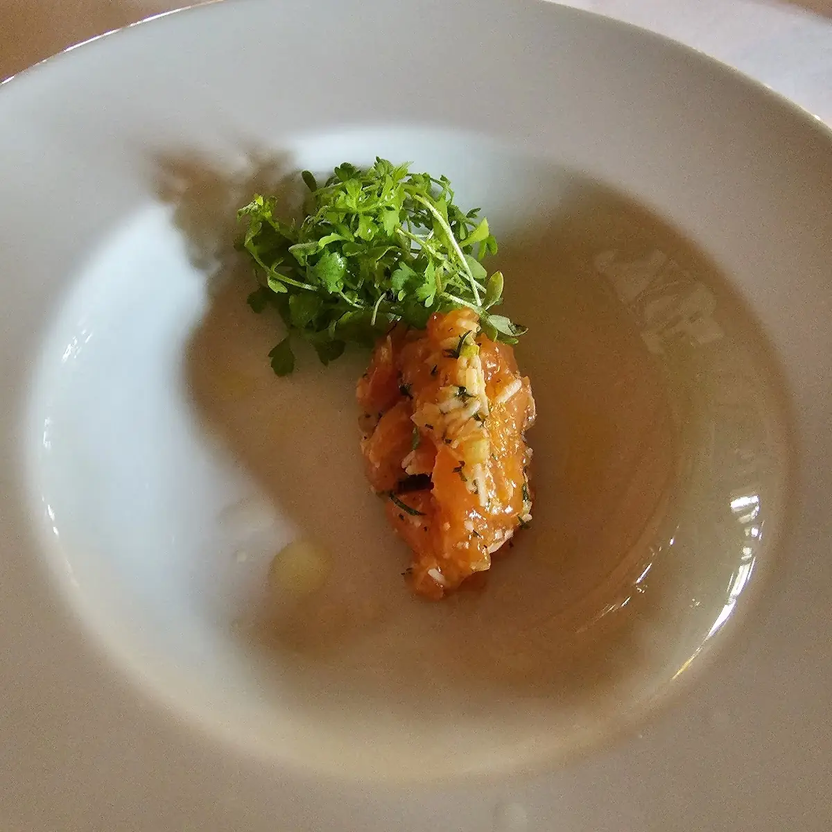 Lachstartar, Restaurant Carpe Diem