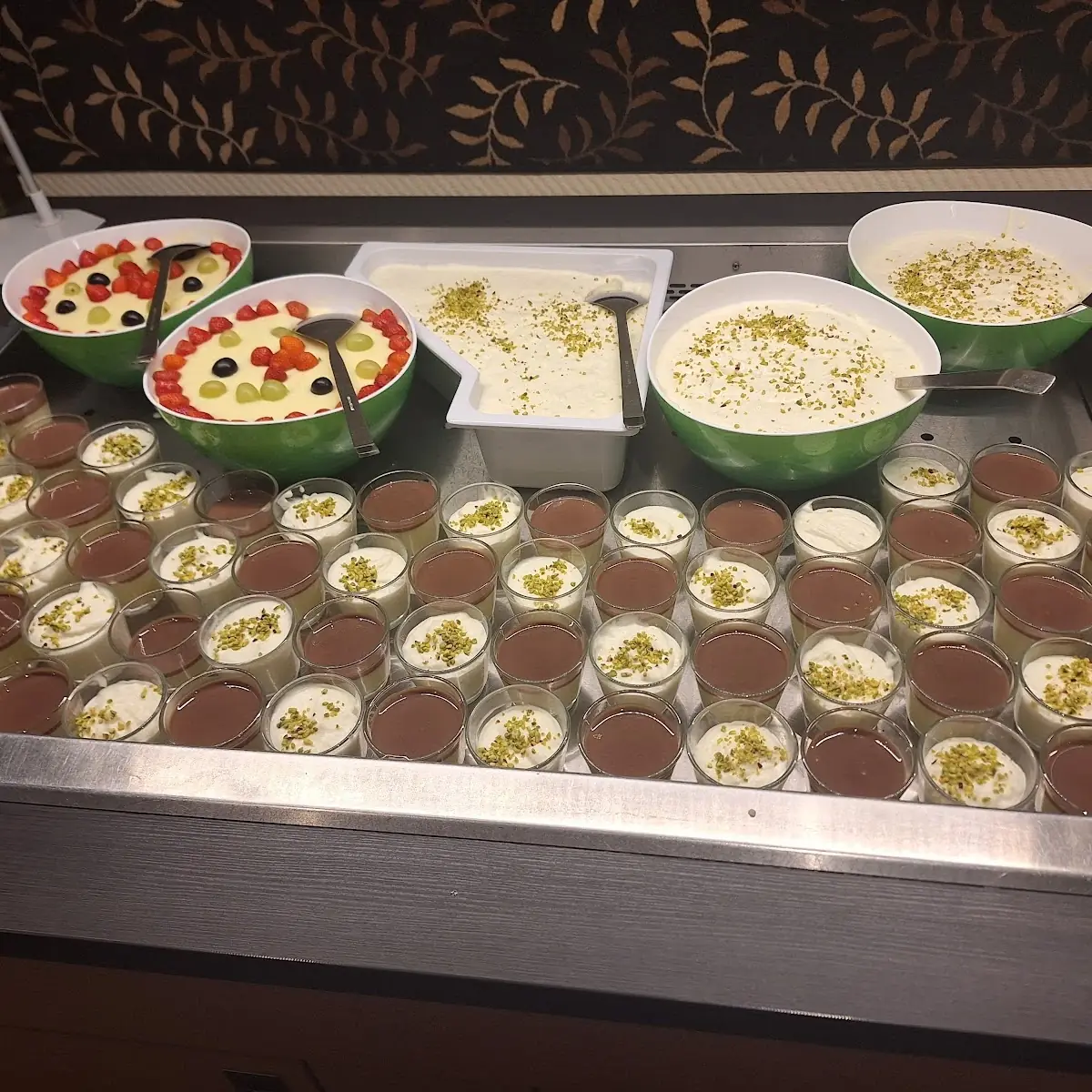 Schokopudding, Buffetrestaurant Bergkristall