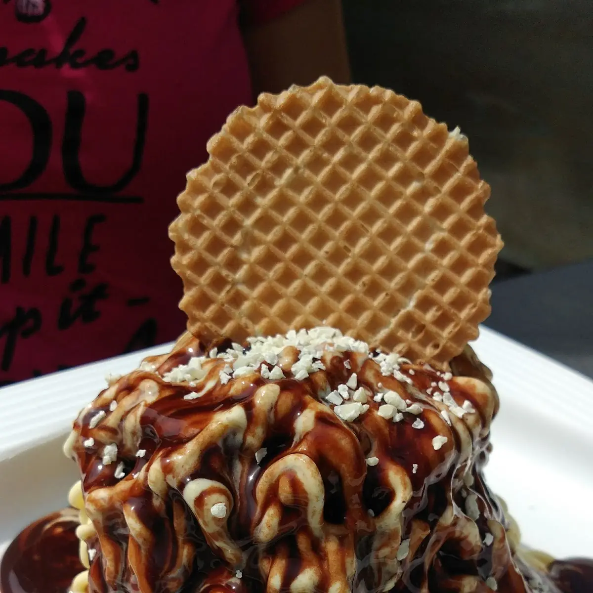 Spaghetti Eis Chocco