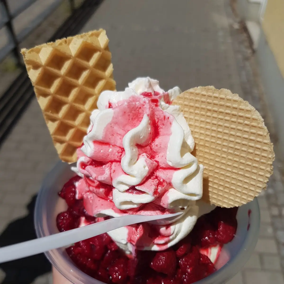 Himbeerbecher