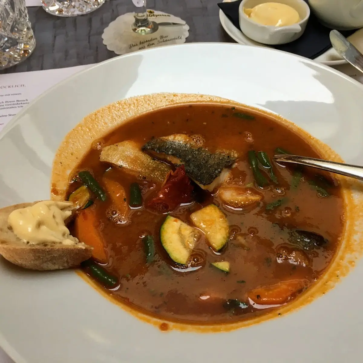 Fischsuppe, Gasthaus Rössle
