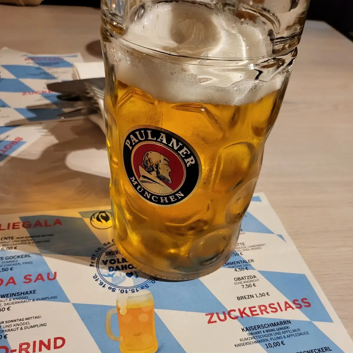 Bier, Schwan Mediterran Diner