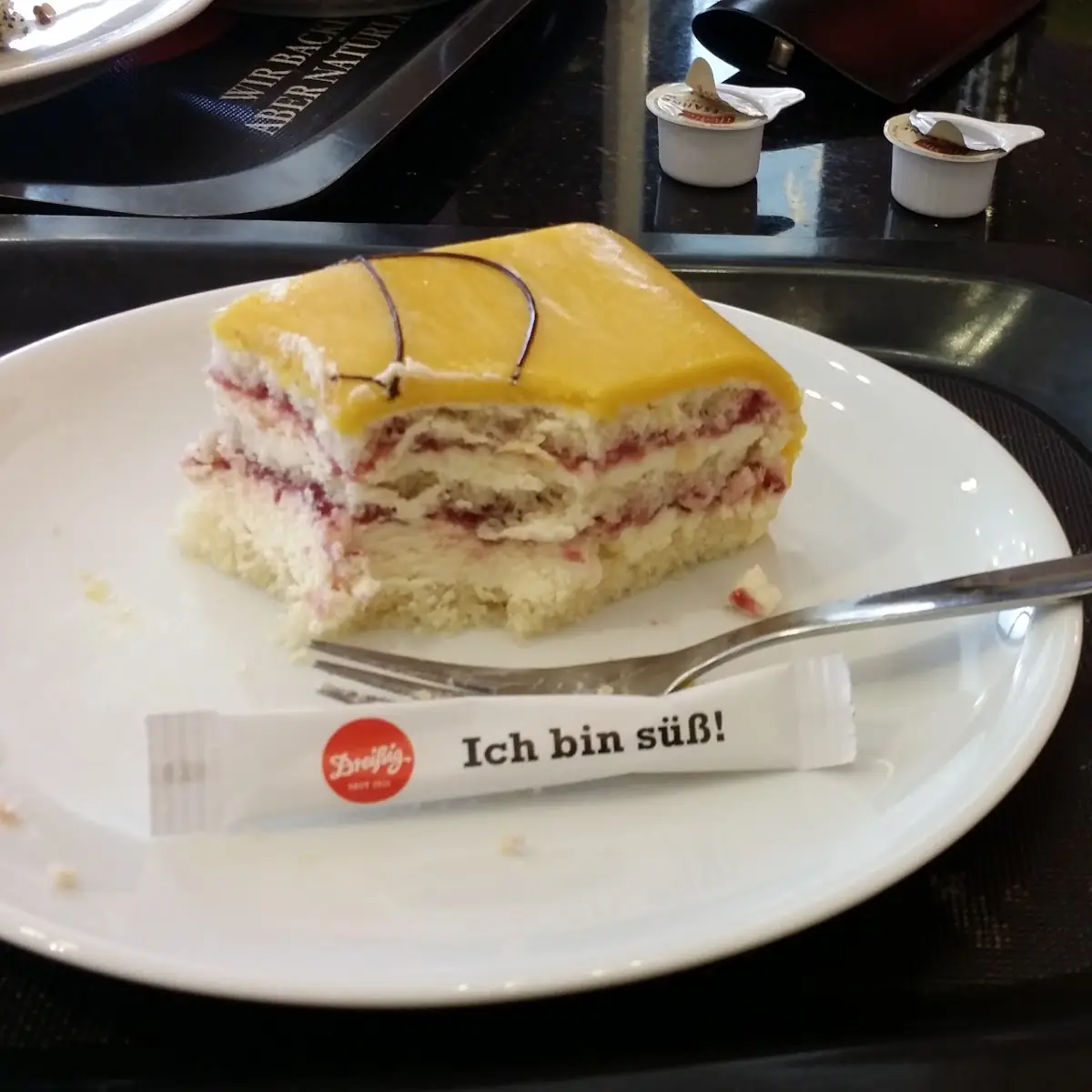 Marzipan Schnitte, Bäckerei Dreißig