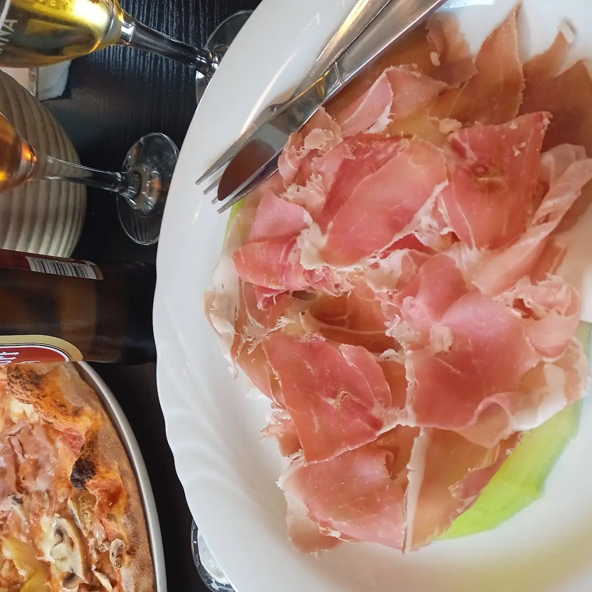 Prosciutto, Made in italy - Neapolitanische Pizza