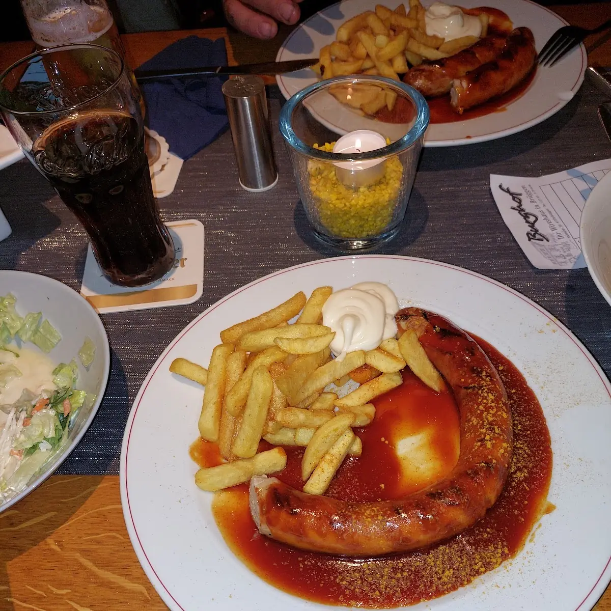 Curryworst, Wirtshaus Burghof Brüggen