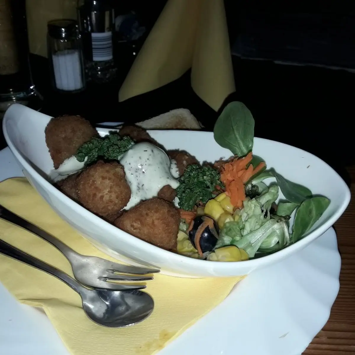 Gebackene Champignons, Gasthaus Zur Linde