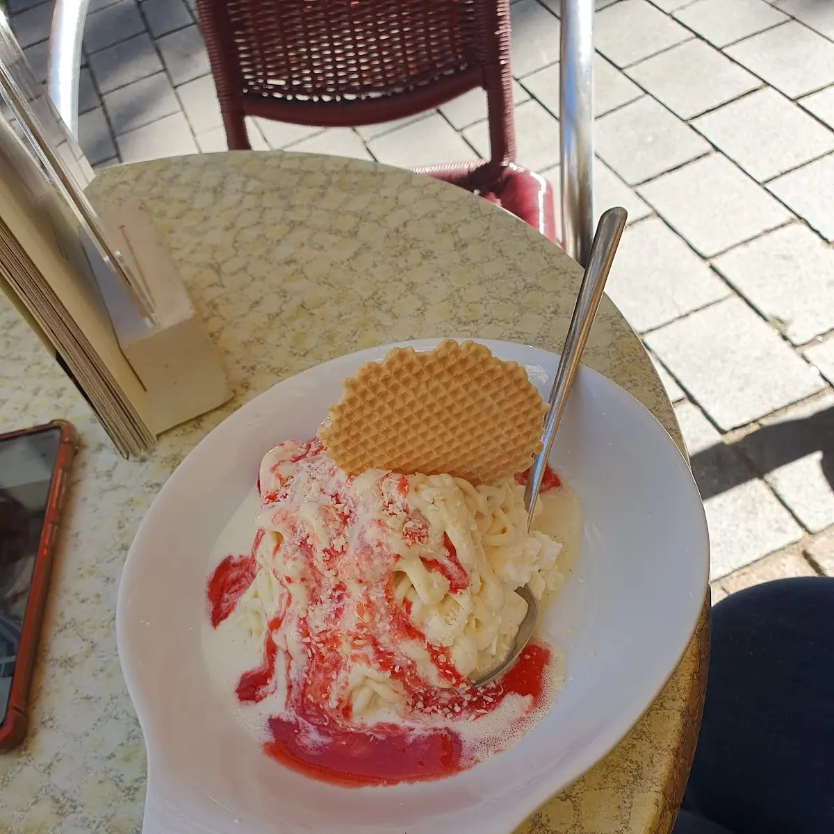 Spaghetti Eis, Santa Lucia | Eiscafé Snack-Bar