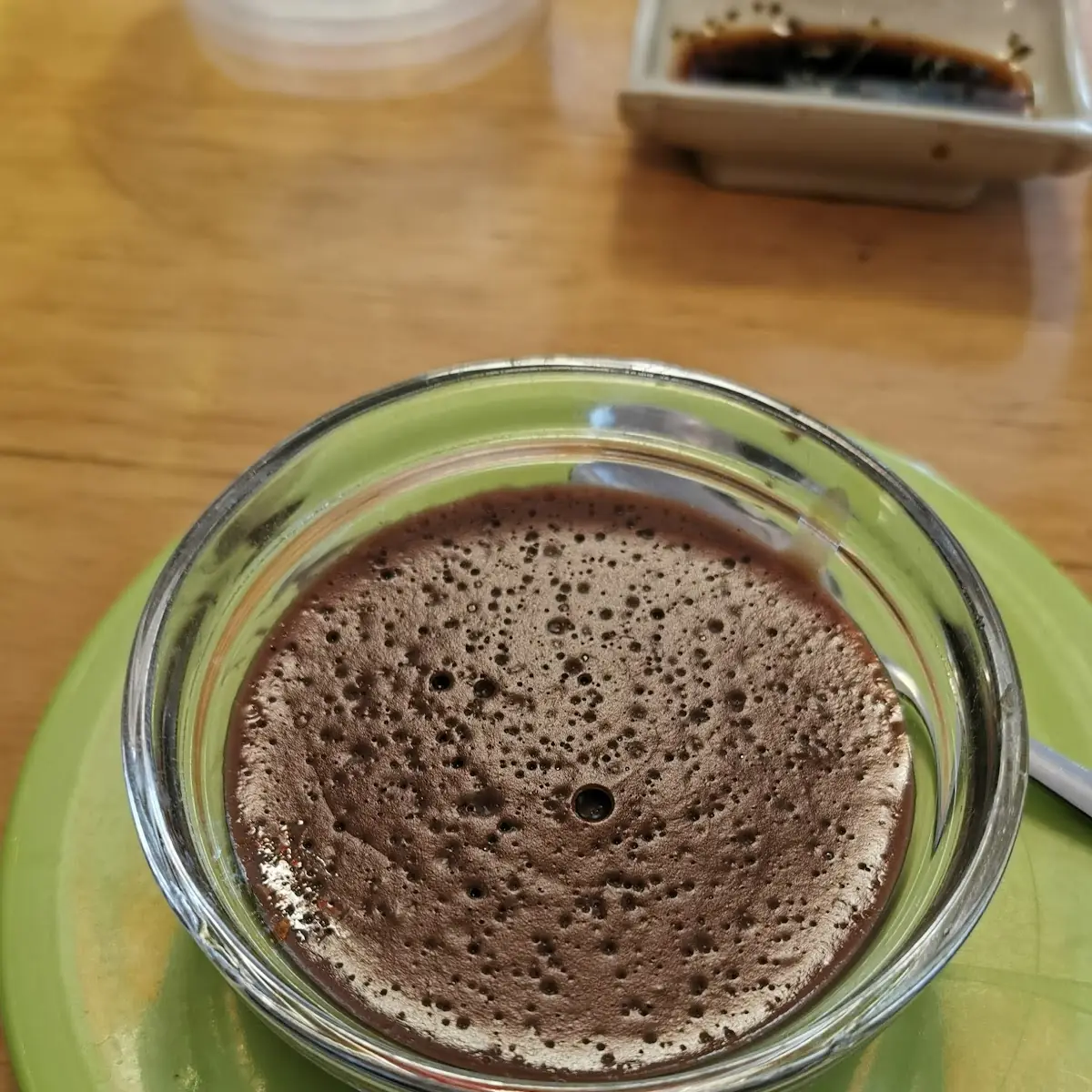 Chocolate Pudding, Kyoto Running Sushi