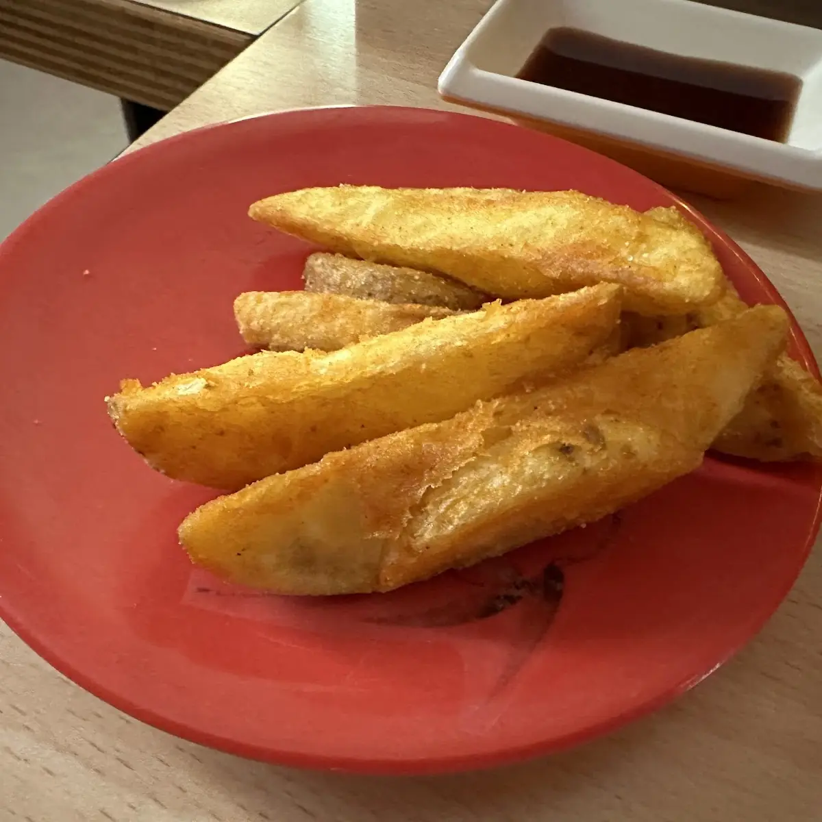 Fries, Kyoto Running Sushi