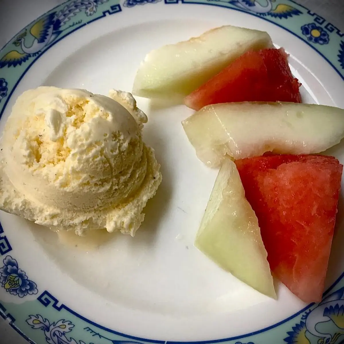 Melonen Mit Eis