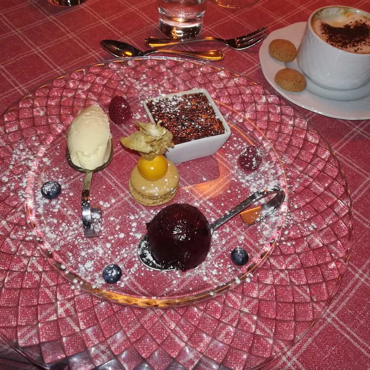Dessertteller, Gasthaus Landgraf