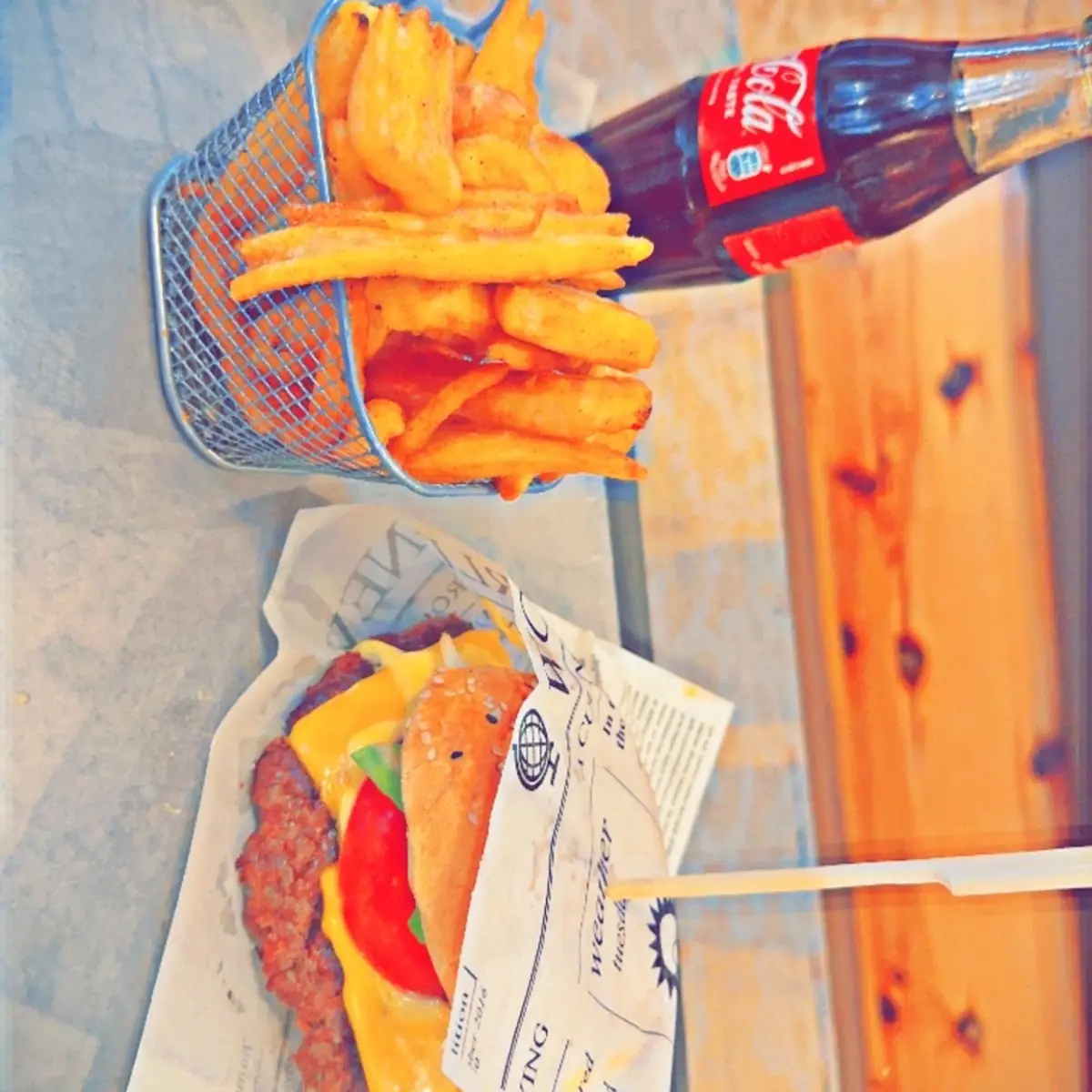 Falafel Burger Menü