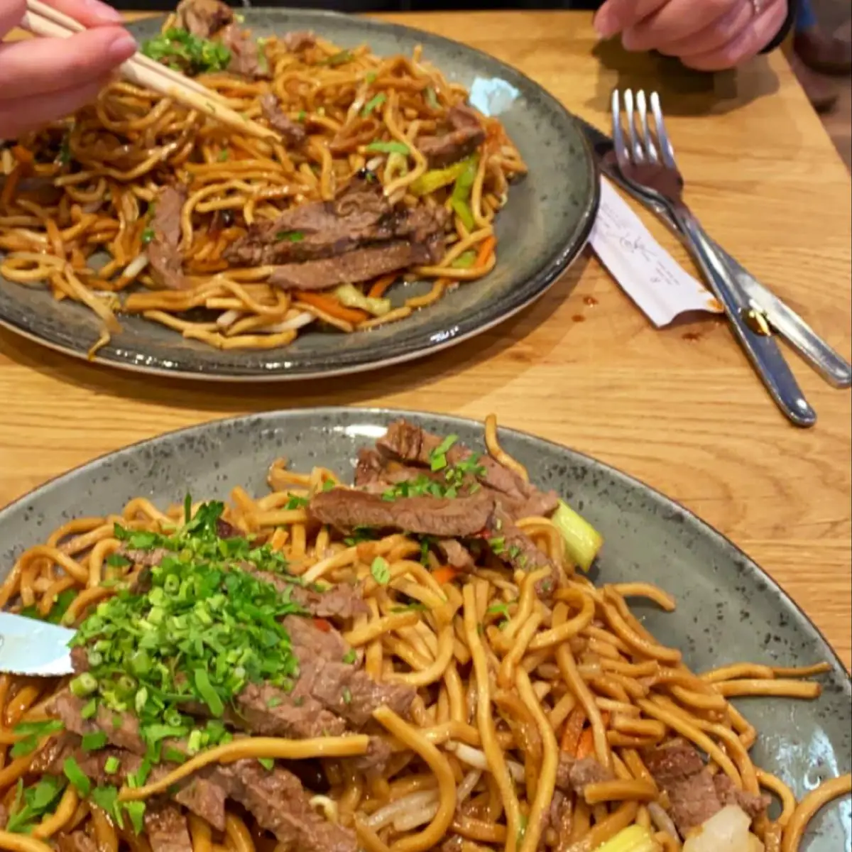 Nudeln Mit Fleisch