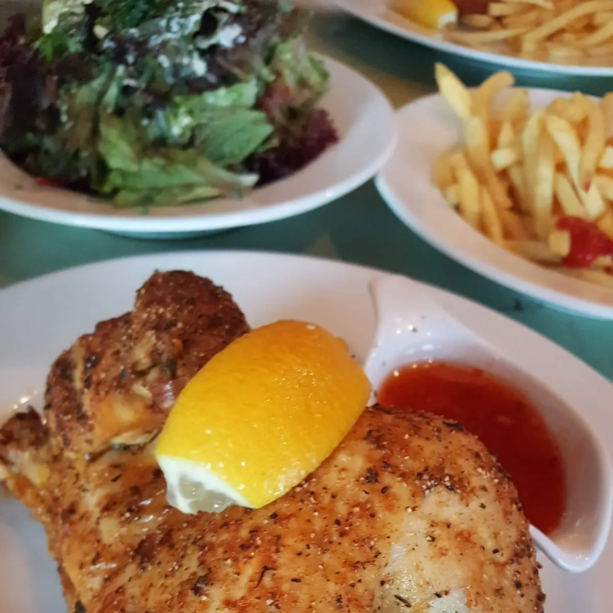 Halbes Hähnchen