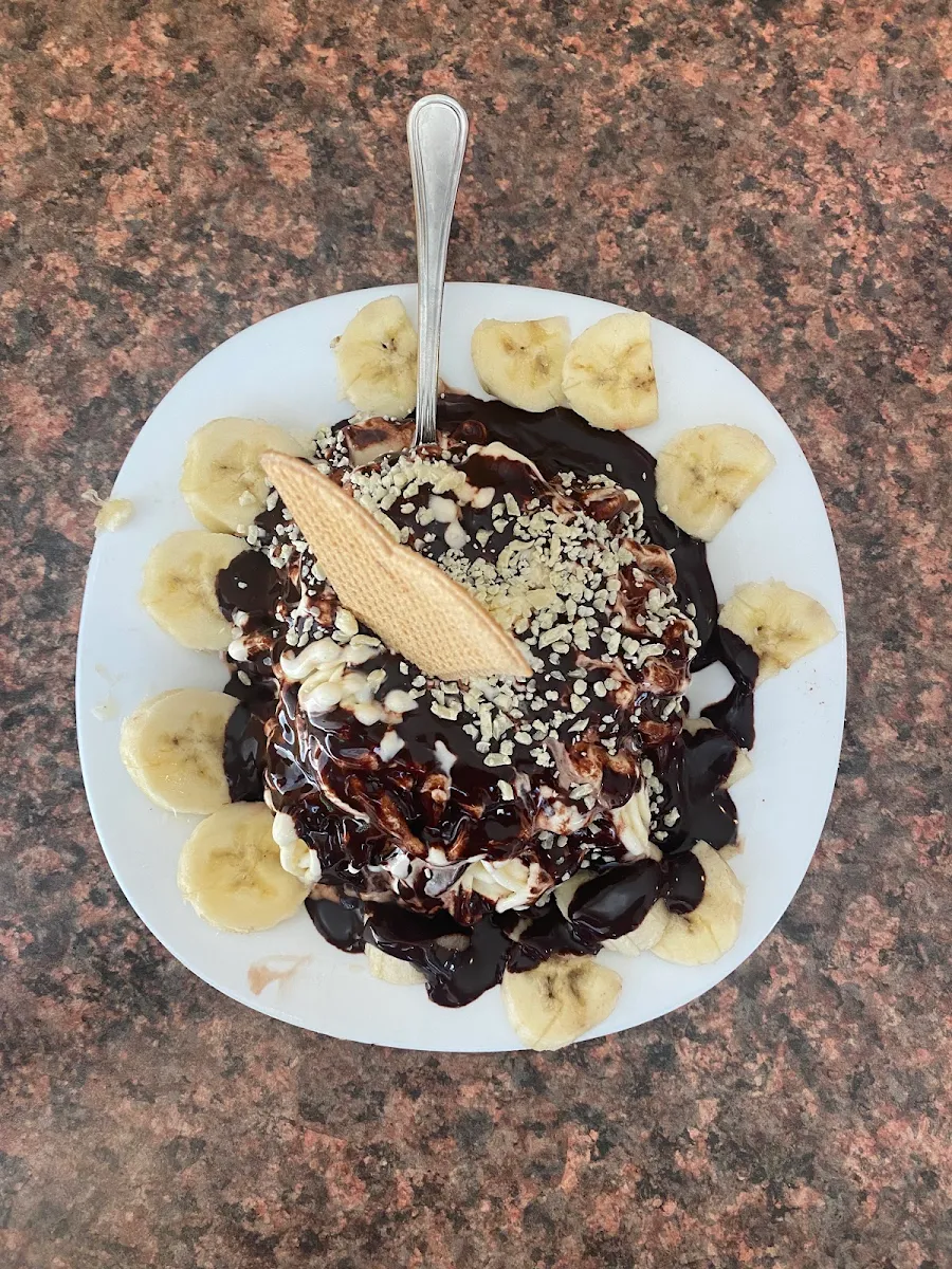 Spaghetti Eis Choco
