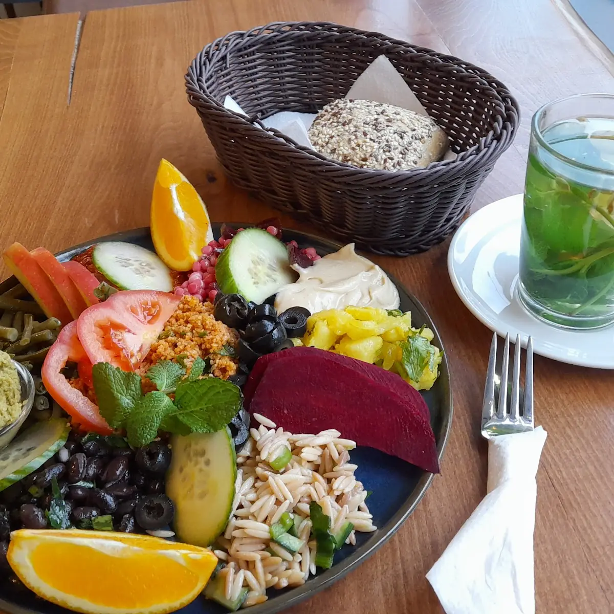 Veganer Teller