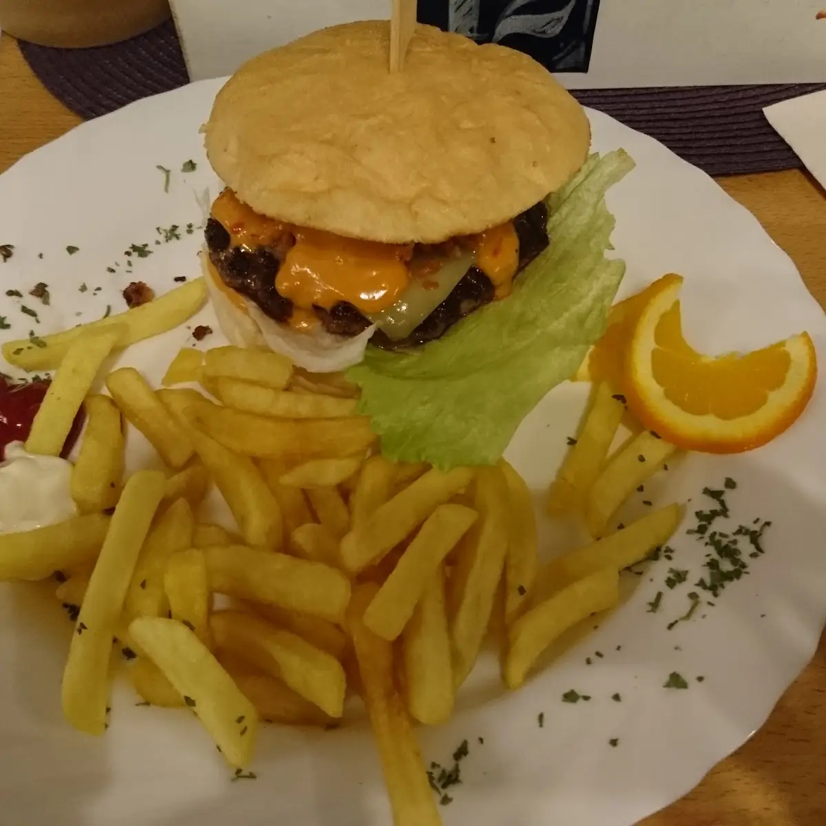 Beef Burger, Restaurant Bullhead House