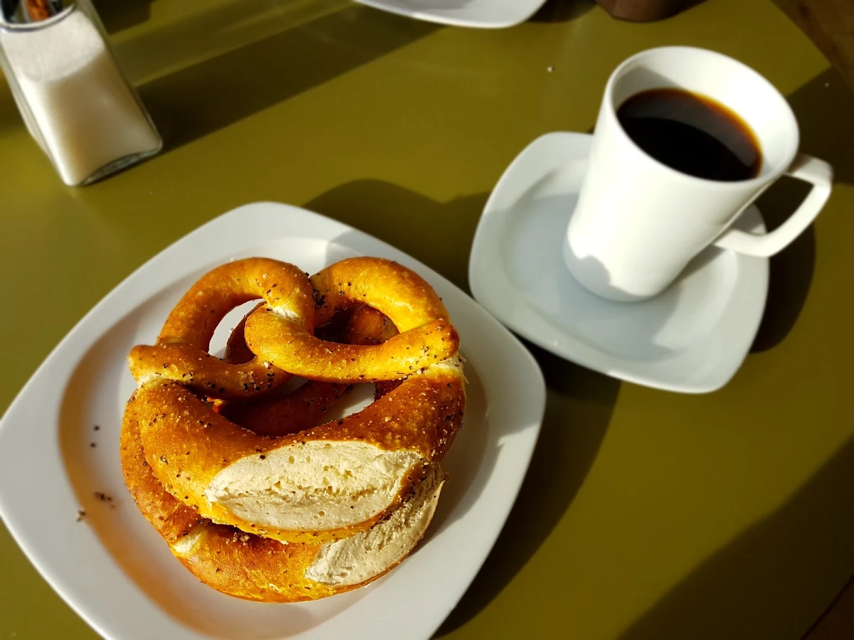 Brezel Kaffee
