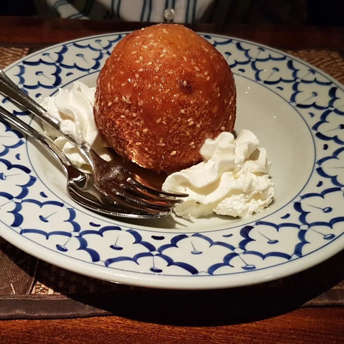 Frittiertes Eis