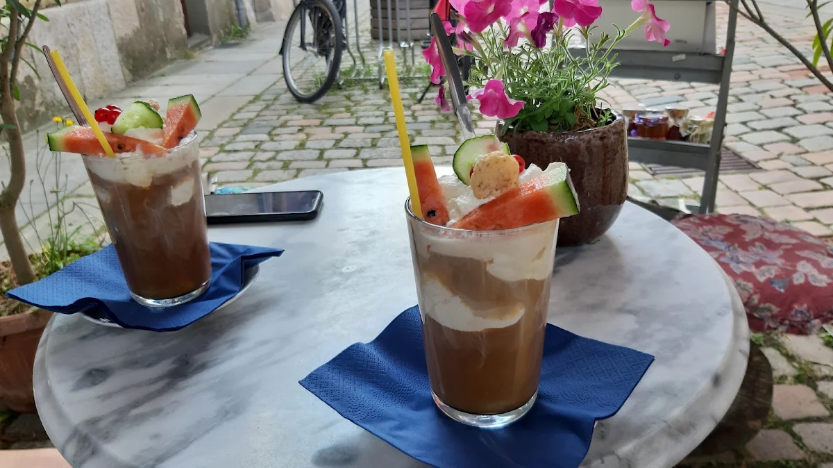 Ein Eiskaffee